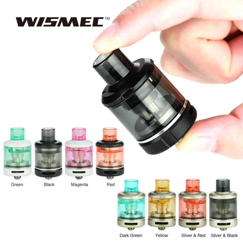 

Original WISMEC Amor NSE Atomizer 3ml Capacity WS-M 0.27ohm Coil/WS04 MTL 1.3ohm Coil Head Ecig MTL & DL Vape Tank Huge Clouds