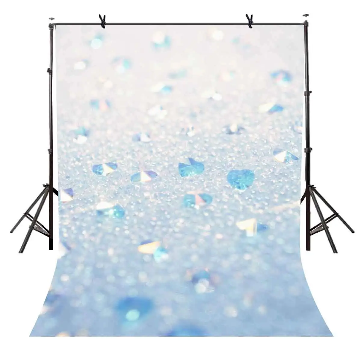 

5x7ft Minimalist Backdrop Water Droplets Petals Light Background for Personal Party and Photography Studio Background Props