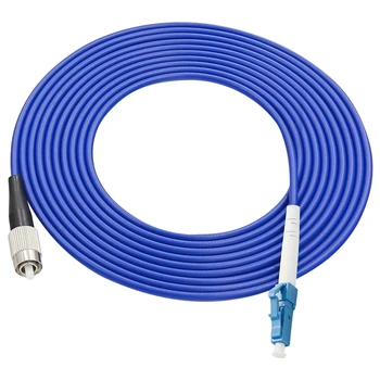 

5pcs/Lot FC /UPC to LC /UPC Duplex Single Mode Armored PVC Fiber Patch Cord
