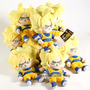 

Dragon Ball Z Super Saiyan Son Goku Plush For Children Birthday Gift Plush Doll Figure Retail 10pcs/lot