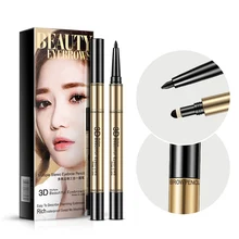 BIOAOUA, 3 цвета, натуральный, вращающийся, для женщин, стойкий макияж, карандаш для бровей, водостойкий, для бровей, карандаш, красота, легко носить, макияж