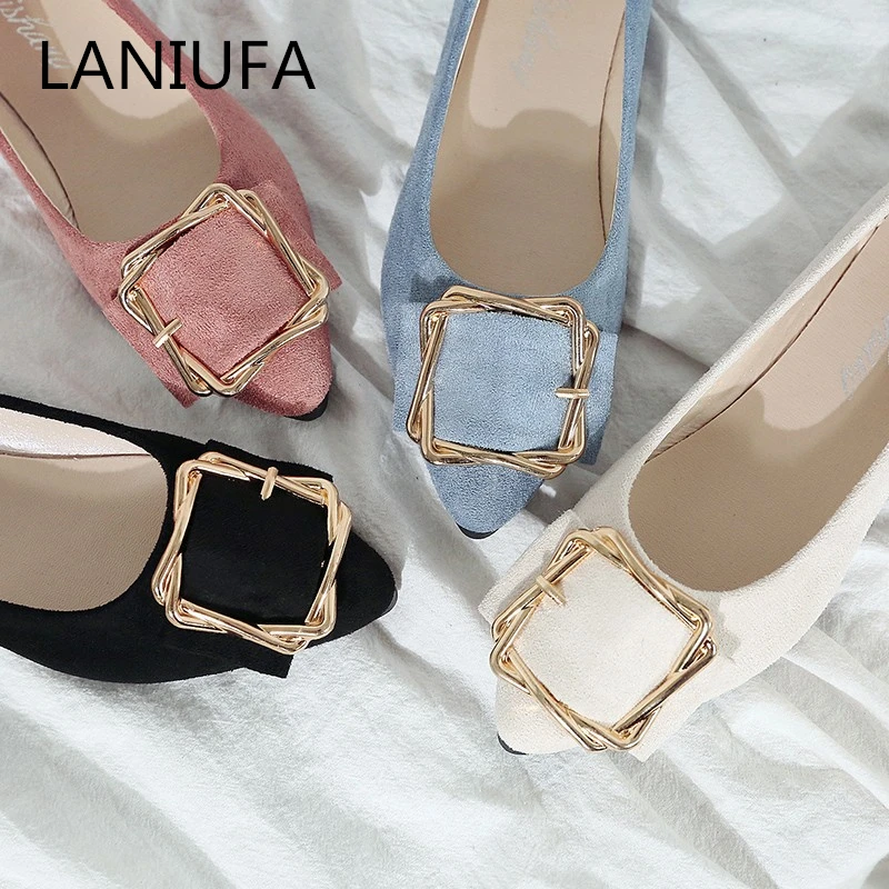 

Women casual Ballet dancing Flats shoes Spring women Comfort Pointed Toe Slip On Boat Shoes mujer Zapatos plus size 35-40 #104