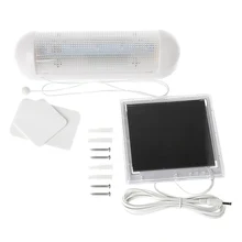 Светодиодный светильник на солнечных батареях 5, подвесной светильник для коридора, сада, двора, гаража, стены в помещении, Прямая поставка