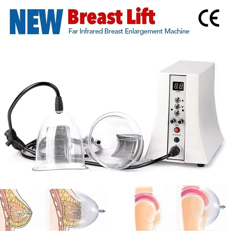 US $180.95 Electric Vacuum Breast Massager Enhancer machineChest Pulse PumpAcupressure Therapy Compact Lifting Body Shaping Beauty Device