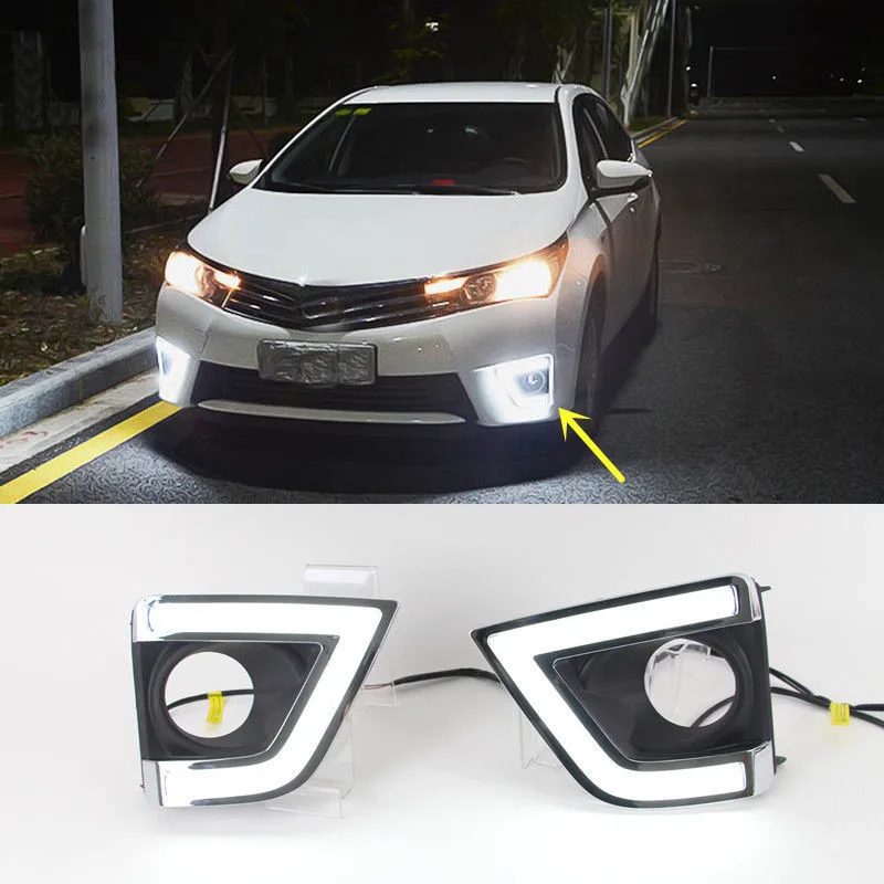 High Quality Car special LED Daytime Running Light Fog Lamp Cover For