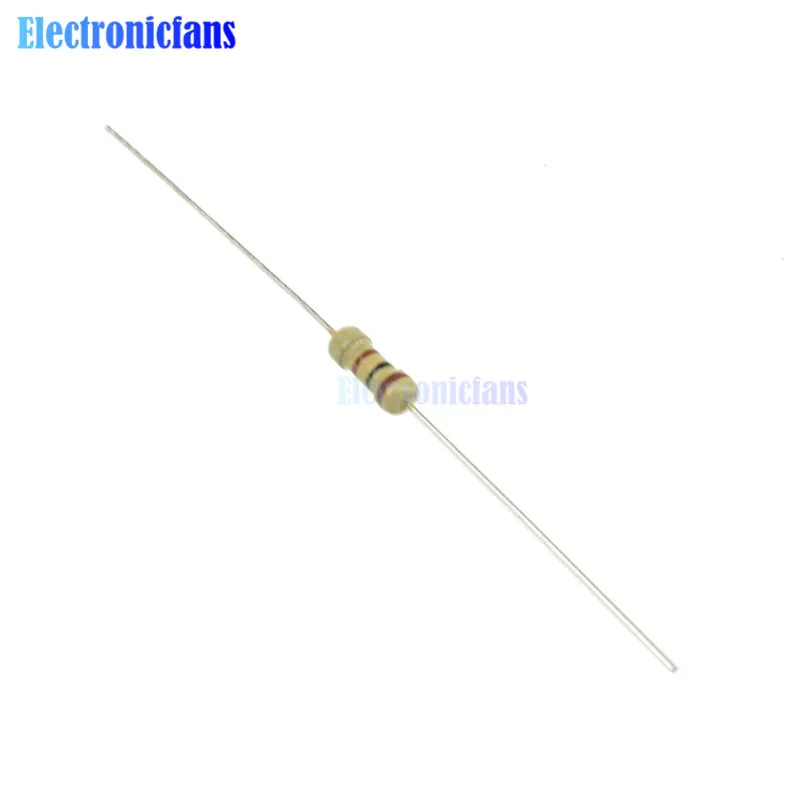 100 шт. карбоновая пленка Ом 0 25 Вт 1/4 5%|carbon film resistors|film resistors100 ohm |