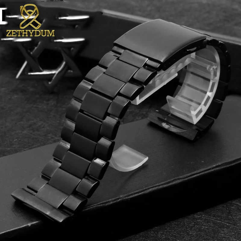Ремешок Cambered end из нержавеющей стали для наручных часов цельнометаллический