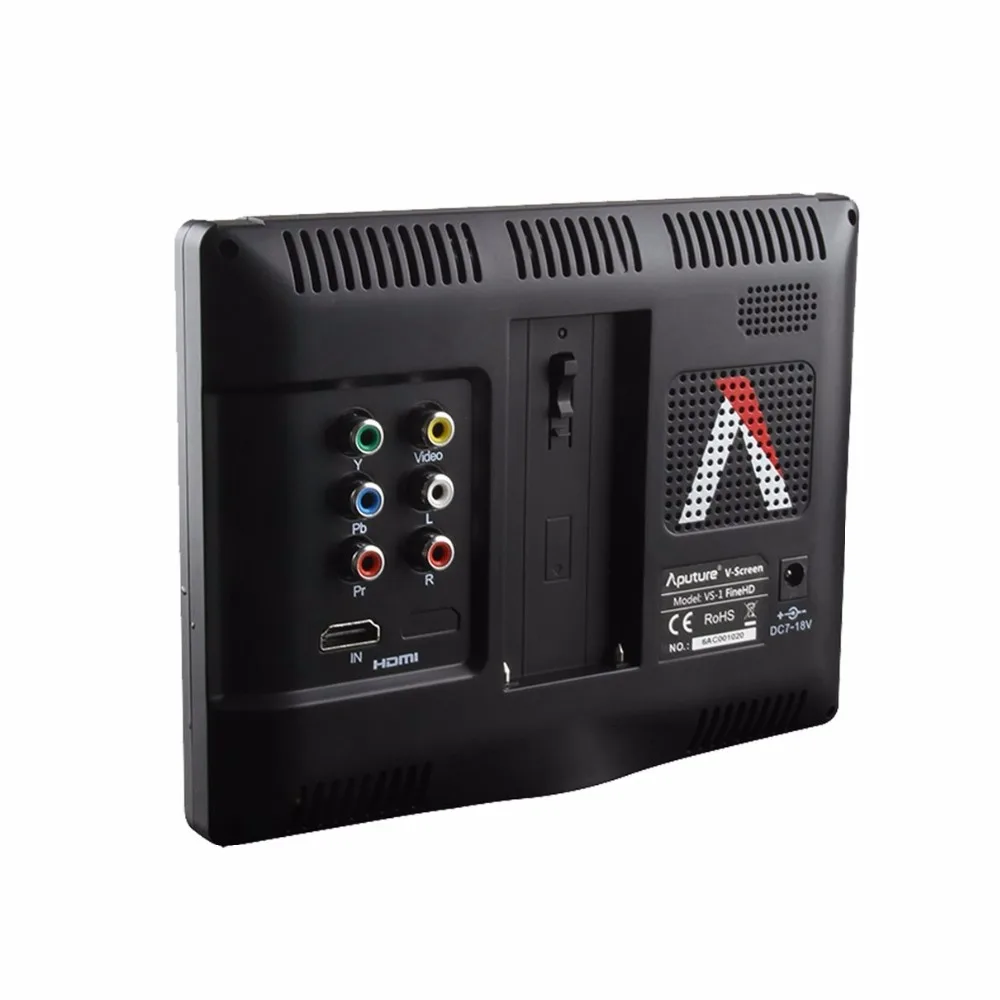 Aputure VS-1 FineHD цифровой 7 дюймов ЖК-дисплей полевой видеомонитор, V-Экран VS-1 FineHD с поддержкой HDMI AV для видеокамеры DSLR