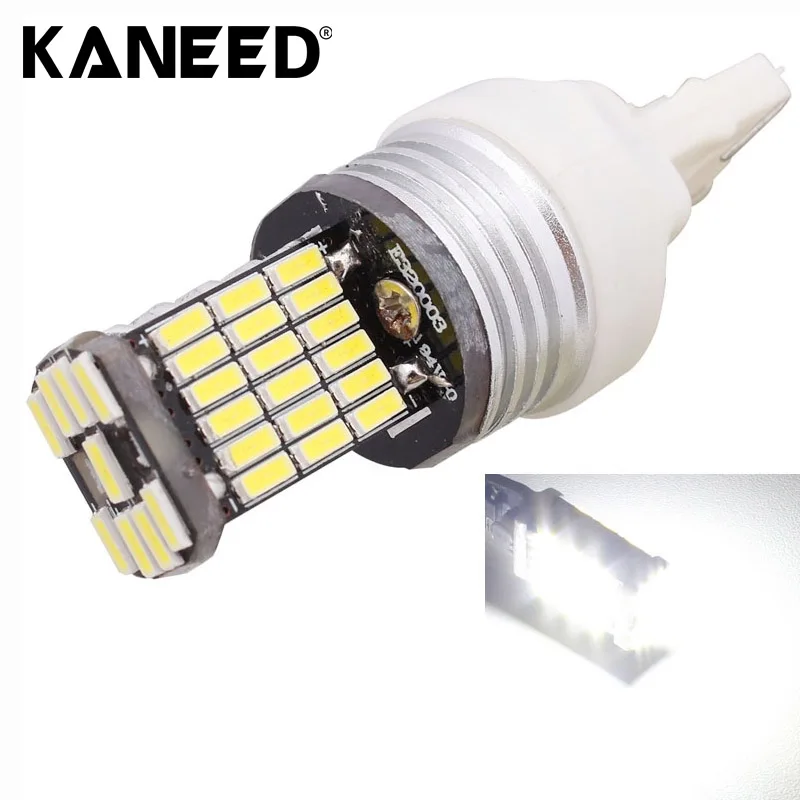 Car Brake Light Bulbs 2PCS T20 W21/5W 7443 9W 450LM White 45 LED 4014