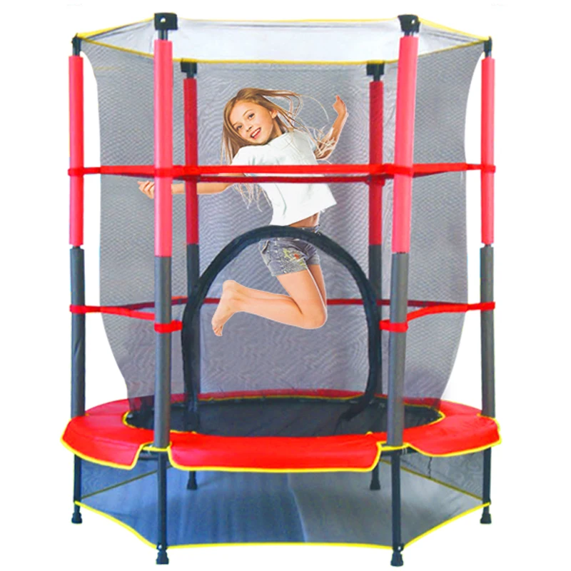 Kids Trampoline Bounding Table Kangaroo Jumping Bed Air Fly Jumper