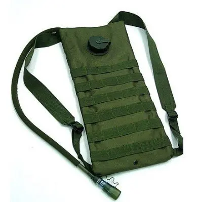 Рюкзак для воды Molle SWAT тактический 3л гидратационный оливковый коричневый