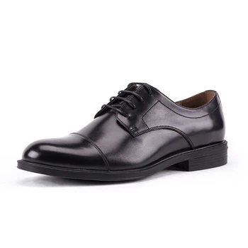 

Brand Full Grain Leather Business Men Dress Shoes Retro Handmade Oxford Shoes For Men Vintage Derby shoes Men's leather shoes