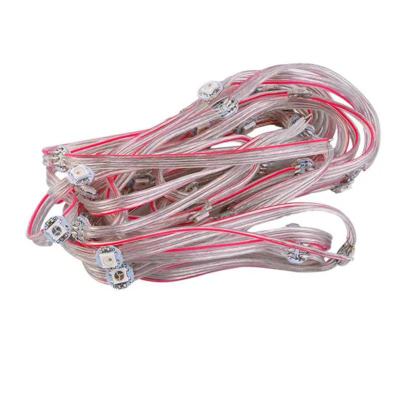 

WS2812B 5V DIY module full-color luminous character string can be individually addressed single-point single control 12cm wire
