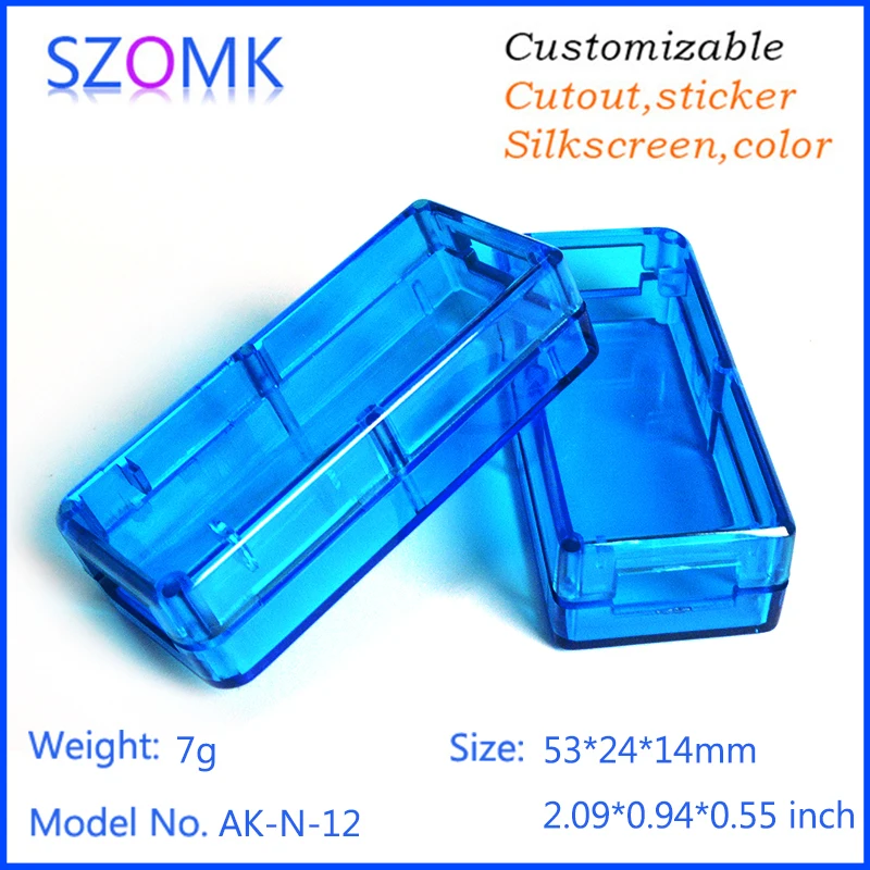 szomk small plastic enclosure for electronics plastic case usb instrument housing junction box (2)