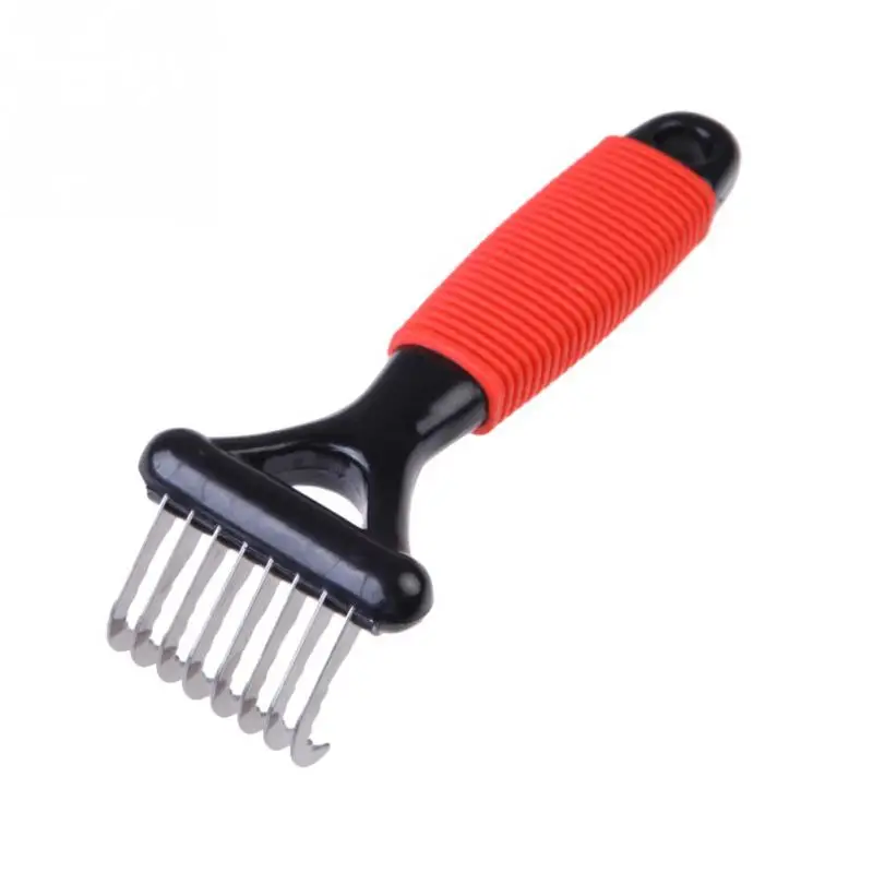 Pet Combs Long Thick Hair Fur Shedding Remove Grooming Rake Comb