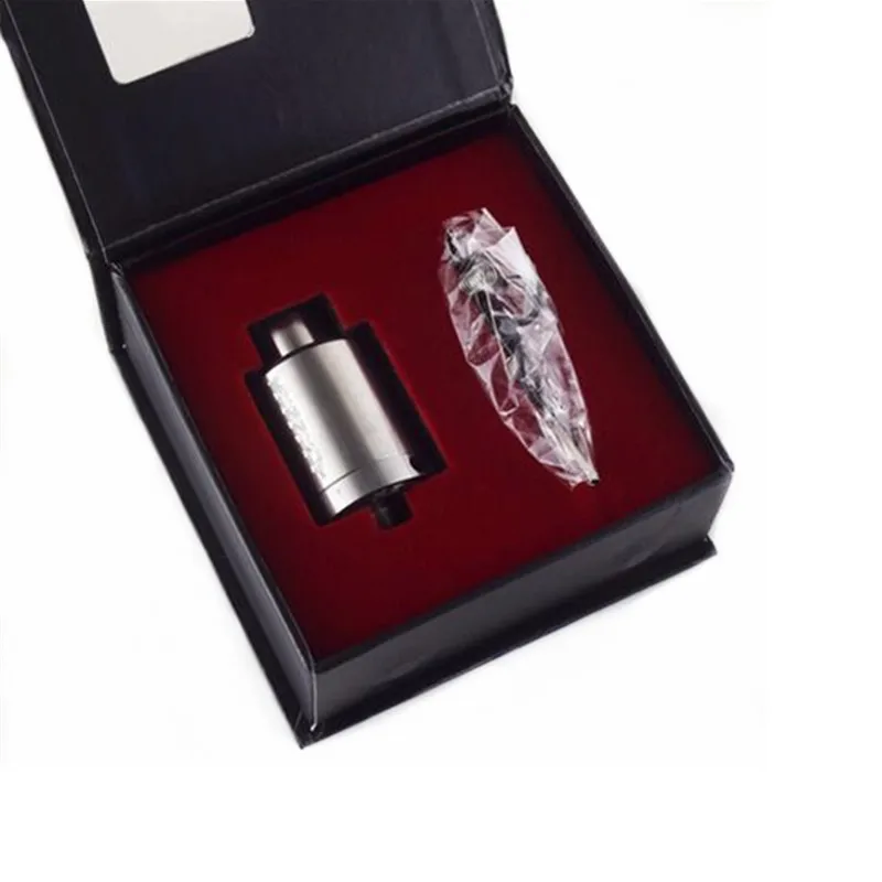 Kennedy-24-RDA-24mm-Diameter-SS-Black-Brass-Copper-PEEK-Insulator-Rebuildable-Atomizer-Vaporizer-fit-510 (1)