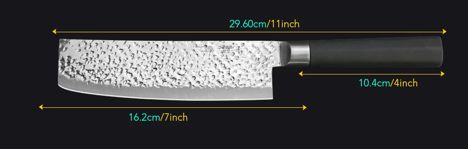 Nóż szefa kuchni nóż kuchenny " chizhou styl kuchni miec tasakiem warzyw антипригарное x30cr14 nóż ze stali nierdzewnej