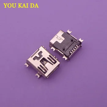 

100pcs Wholesale Mini USB Data Charger Port Power Charging Connector Port DC jack Power Charger Socket For PS3 Joypad