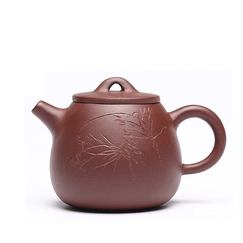 Tanie Chiński Yixing Teaware czajniki purpurowa glina czajniczek wysoki kamień scoop pot czajniczek autor Zhou ting 160ml chiński Zisha dzbanki na herbatę