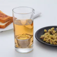 Нержавеющая сталь сеточка для заваривания чая фильтр для чая для повторного использования свободные чай горшок листьев сито для приправ замок мяч чай настойник из нержавеющей стали