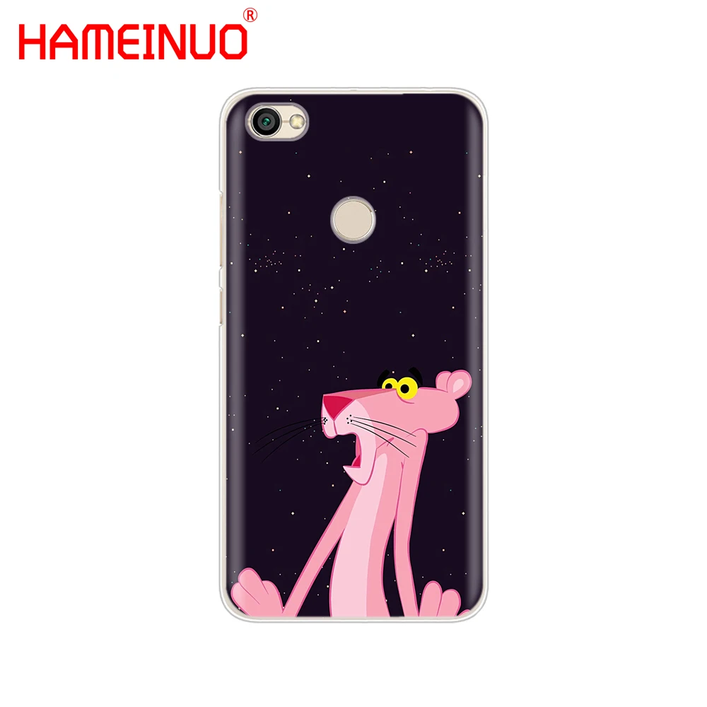 HAMEINUO Pink Panther lovely Cover phone Case for Xiaomi redmi 5 4 1 1s 2 3 3s pro PLUS redmi note 4 4X 4A 5A