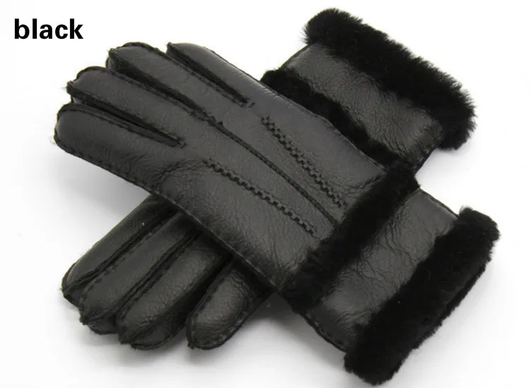 100% зимние перчатки из натуральной овчины, женские теплые перчатки из натуральной овчины, кашемир мех, женские перчатки из натуральной кожи