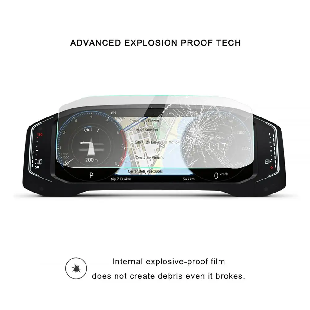 Экран ruiya протектор 2019 Volkswagen Tiguan Active Info дисплей 10 25 дюймовый ЖК экран приборной