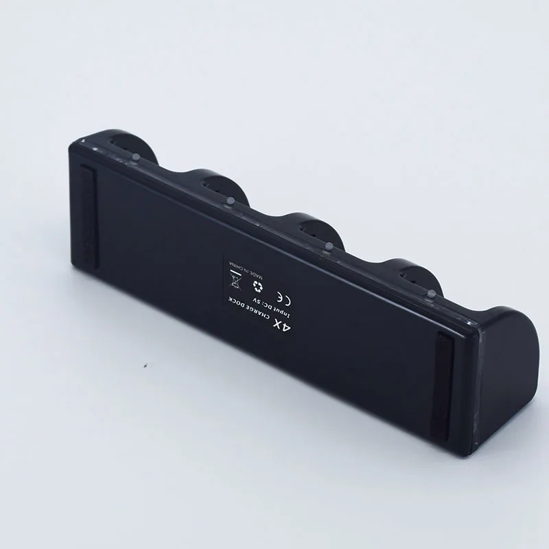 Kaufen Renensin Schwarz 4x Akku + Quad 4 Ladegerät Dock Station Kit für Wii Remote Controller ladegerät Hohe qualität