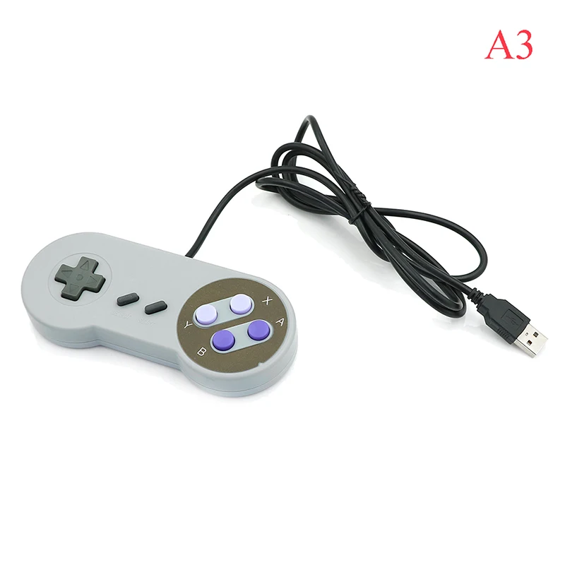 Игровой джойстик геймпад Контролер для nintendo SNES игровой коврик игровой контроллер USB для Windows PC MAC компьютерный джойстик управления - Цвет: A3