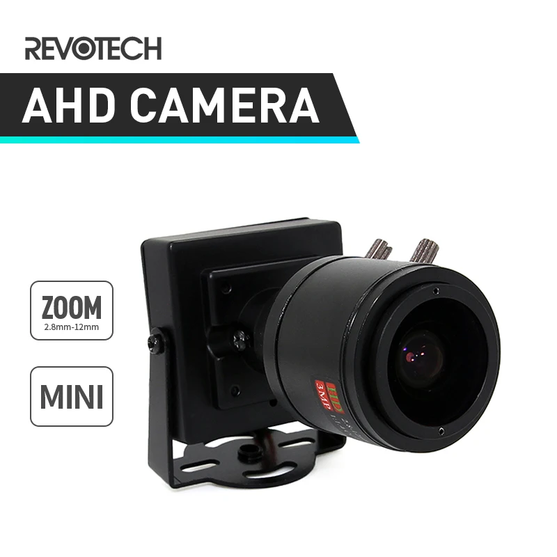 HD 720 P/1080 P 2 8 12 мм ручной зум объектив AHD камера 1.0MP/2.0MP Крытый металлический мини тип камеры безопасности CCTV