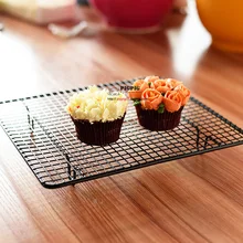 Малый размер антипригарная охлаждающая стойка подставка для торта хлеба черная чистая формы для выпечки и кондитерских изделий