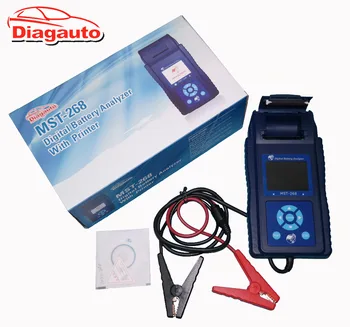 

2pcs/lot Car Digital Battery Analyzer MST-268 with Printer Support Multi-language Automotive Power Tester CCA IEC EN JIS DIN
