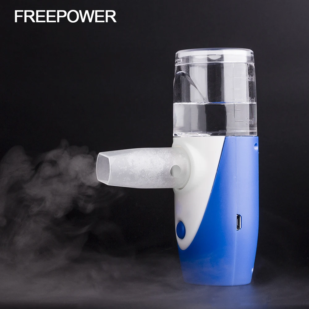 Freepower Home Ultrasonic Nebulizer Portable Inhaler Medical Atomizer Respirator Silent Children Adult Asthma Nebulizer