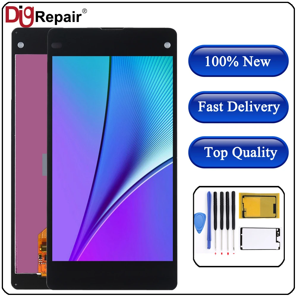 

d5503 LCD For SONY Xperia Z1 Compact Mini LCD D5503 M51W Display Touch Screen Digitizer Parts for SONY xperia z1 compact LCD