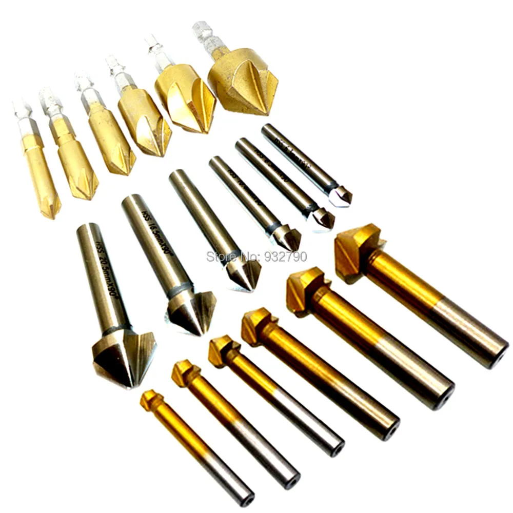 Buy 6pcs Countersink Drill Bit Set Counter Sink Bits