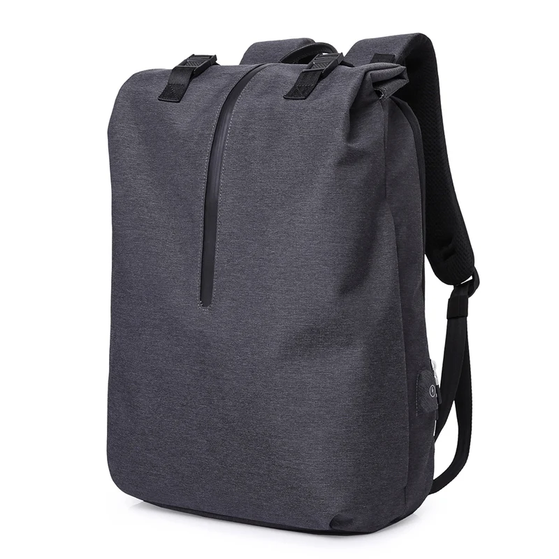 Ozuko hombre mochilas casual carga USB 15.6 pulgadas portátil mochila para adolescentes moda mochila estudiante masculino impermeable mochila