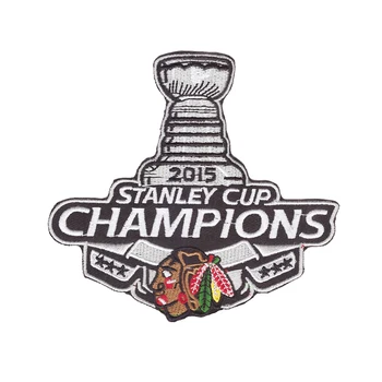 

chicago 2015 National Hockey stanley cup parches iron on patches for clothing victory embroidery