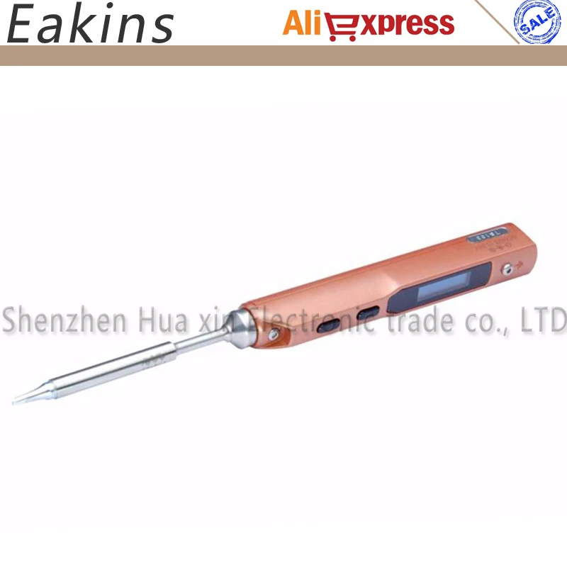 US $67.10 Ts100 Intelligent Programmable Electric Soldering Iron Olcd Digital Lcd Display 2pcs Soldre Iron Tips Power Supply