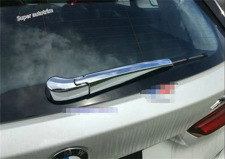 

Lapetus Rear Tail Windshield Window Wiper Accessories Exterior Cover Trim 2 Pcs / Set ABS For BMW X1 F48 2016 2017 2018 2019