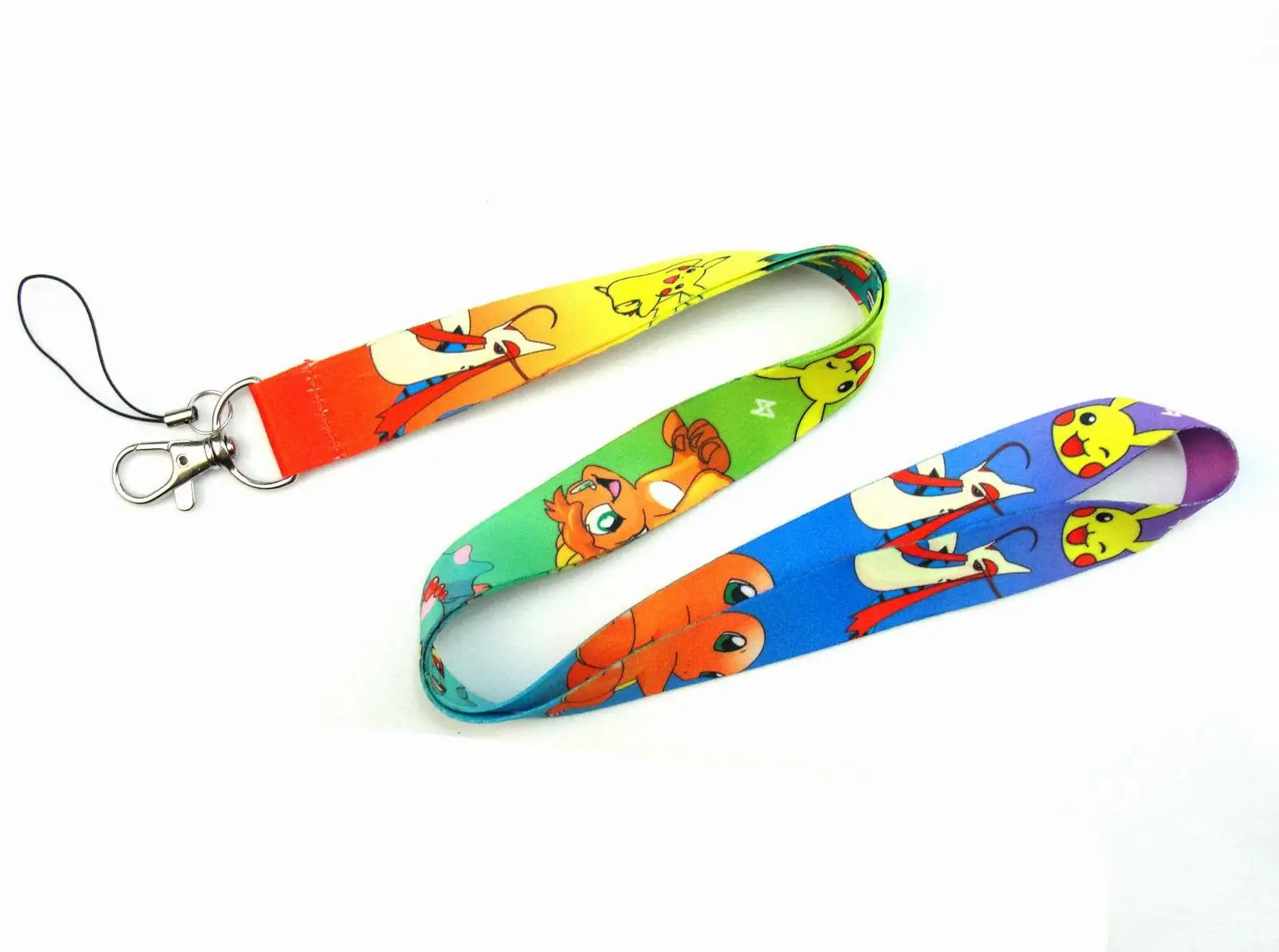 Poke Pocket Monster Lanyard косплей мультфильм милый шейный ремень для удостоверения личности Держатели значков унисекс аксессуары