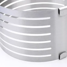 Регулируемый наслоения 6-8 дюймов телескопическая круглый мусс кольцо Регулируемый слоеный пирог плесень