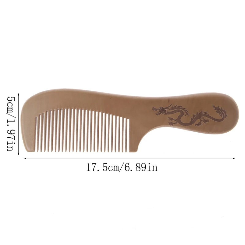 Из Красного Дерева Расческа Антистатические Портативный Макияж гребень здоровья гребень для волос ручной работы