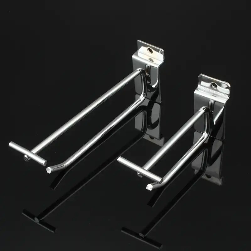 Slatwall Hooks Pegboard Hooks Double Line Display Hooks For Supermarket