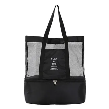 

Lunch Bag Portable Multifunction Double-layer Picnic Bag Lunch Box Travel Sport Container Leakproof Waterproof #BL5