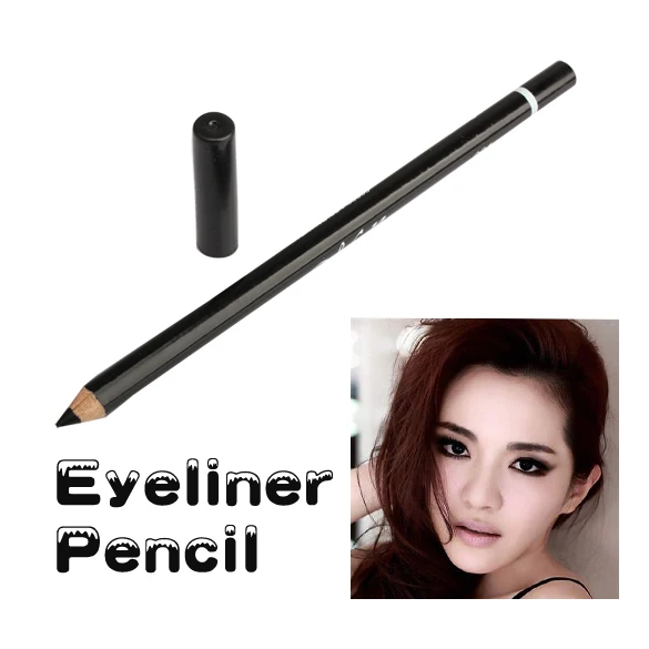 Водостойкая черная ручка для подводки бровей, косметическая подводка для глаз, Водостойкая Подводка для глаз, карандаш для глаз, простая в использовании ручка для макияжа глаз - Цвет: Черный