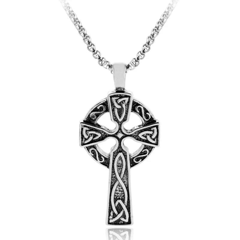 Христианские ювелирные изделия Triquetra Viking тройной Рог Odin Celtics крест Ирландский