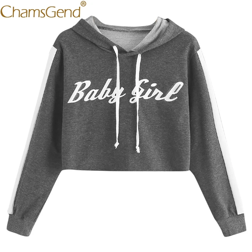 

Baby Girl Cropped Sweatshirts Women Girls Casual Pullover Hoody Shirts Blouse Woman Long Sleeve Sweatshirt Crop Tops 90117