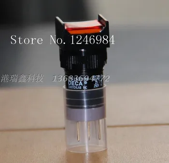 

[SA]P16LAS2-1AB Taiwan Progressive Alliance orange square with lock button switch normally open normally closed single DECA--10p