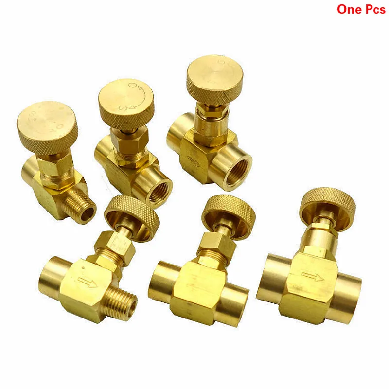 Игла высокого давления, 1500Psi 10MPa вентиль для манометра значение латунный шар значение, 1/8 1/4 3/8 г(BSPP) NPT равная Женская/Мужская нить