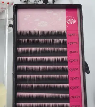 

New Arrive 1 Set C Curl Individual Mink Eyelash Extension Soft Black Fake False Eye Lashes Size 8-14mm Makeup Tools